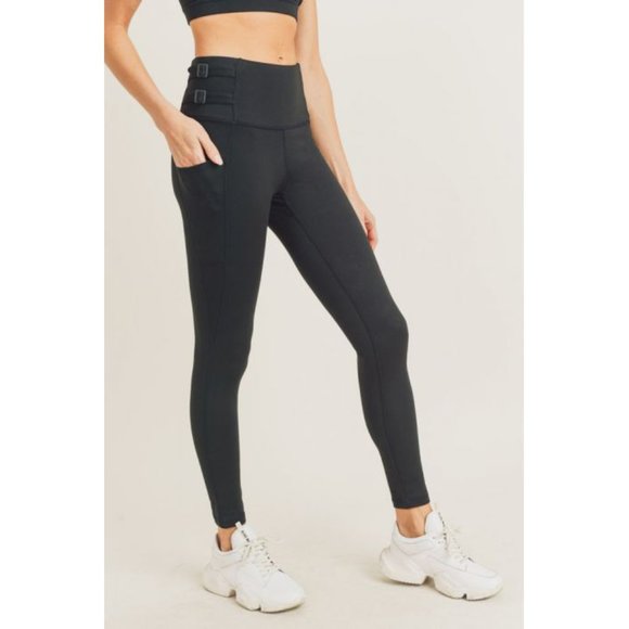 Harness Strap Highwaist Leggings - Picture 4 of 8